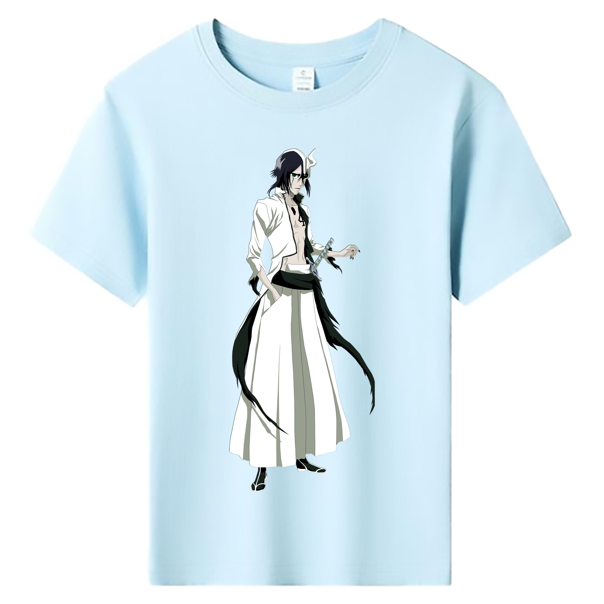 （画像用） ブリーチ ウルキオラ·シファー BLEACH Ulquiorra cifer 綿100％キッズTシャツ（フロントプリント）